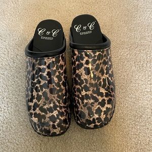 New. Never worn. C&C Sweden clogs